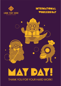 Fun-Filled May Day Flyer