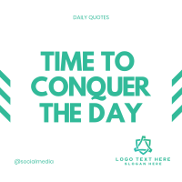 Conquer the Day Instagram Post