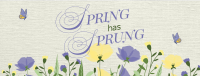 Spring Has Sprung Facebook Cover Image Preview