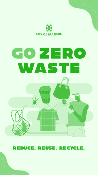 Practice Zero Waste Instagram Story