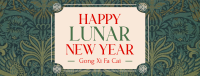 Lunar New Year Celebration Facebook Cover