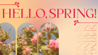 Retro Welcome Spring Animation
