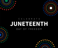 Colorful Juneteenth Facebook Post