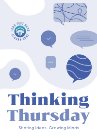 Thinking Thursday Blobs Flyer