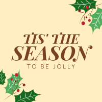 Tis' The Season Instagram Post Design