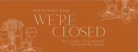 Luxurious Closed Restaurant Facebook Cover