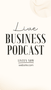 Corporate Business Podcast Facebook Story