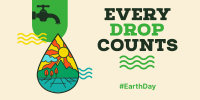 Every Drop Counts Twitter Post