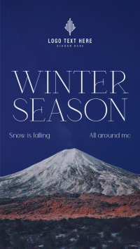 Winter Season Facebook Story