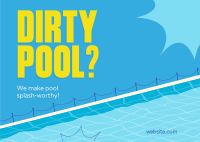 Splash-worthy Pool Postcard