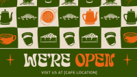 Checkered Open Cafe Animation