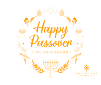 Passover Wreath Facebook Post