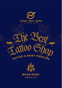 Tattoo & Piercings Flyer