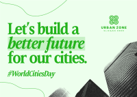 World Cities Day Postcard Image Preview