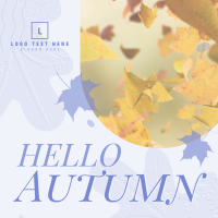 Autumn Greeting Linkedin Post Design