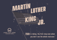 Martin Luther Quote Tribute Postcard