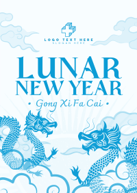 Oriental Lunar New Year Flyer