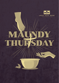 Maundy Thursday Cleansing Poster