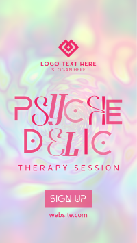 Psychedelic Therapy Session Instagram Story