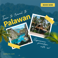 Palawan Paradise Travel Instagram Post