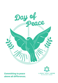 World Peace Dove Poster