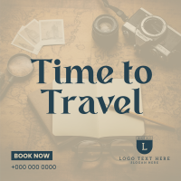 Time to Travel Instagram Post Design