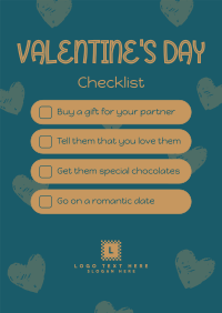 Valentine's Checklist Poster