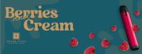 Berries and Cream Facebook Cover Image Preview