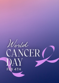 Cancer Day Support Poster