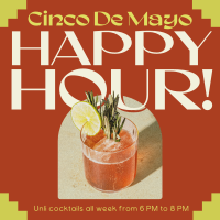 Cinco De Mayo Happy Hour Instagram Post