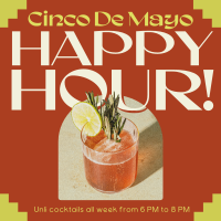 Cinco De Mayo Happy Hour Instagram Post Image Preview