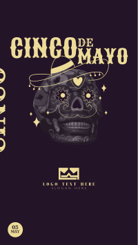 Skull De Mayo Instagram Story