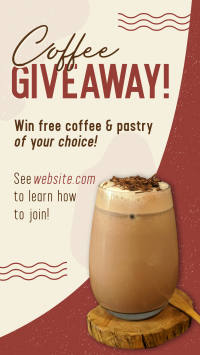 Coffee Giveaway Cafe Video