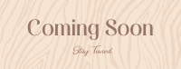 Coming Soon Wood Facebook Cover Image Preview