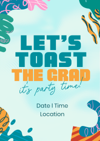 Graduation Day Toast Flyer