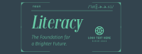 Literacy Defined Facebook Cover Design