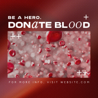 Modern Blood Donation Instagram Post Image Preview