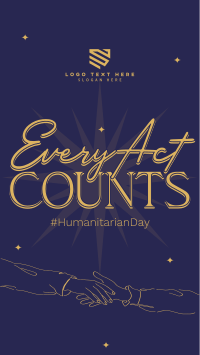 Humanitarian Day Doodles Instagram Story