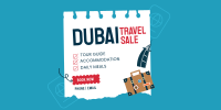 Dubai Travel Destination Twitter Post