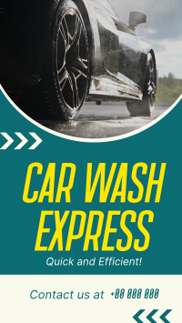 Car Wash Express Instagram Story