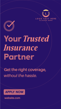 Minimalist Modern Insurance Instagram Story