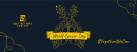 World Cancer Day Lungs Illustration Facebook Cover