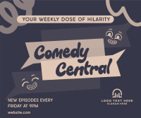 Comedy Central Podcast Facebook Post Design