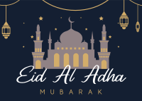 Eid Mubarak Festival Postcard
