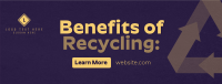 Recycling Benefits Facebook Cover