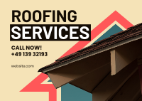 Roof Maintenance Postcard