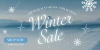 Winter Sale Twitter Post