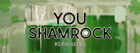 St. Patrick's Shamrock Facebook Cover Image Preview