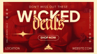 Retro Wicked Deals Facebook Event Cover