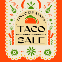 Cinco de Mayo Taco Promo Instagram Post